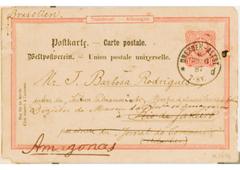 [Cartão postal enviado por C.G. Oscar Drude a João Barbosa Rodrigues, datado de 27 de junho de 1887]