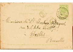 [Cartão postal enviado por Alfredus Cogniaux a João Barbosa Rodrigues, datado de 16 de outubro de 1902]