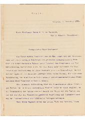 [Cópia datilografada de carta de F.A. Brockaus ao Barão de Capanema, escrita de Leipzig em 4 de dezembro de 1901]