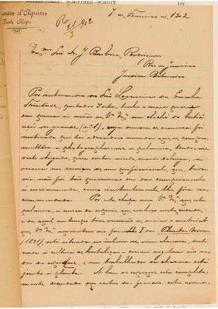 [Carta de Francisco d'Aquino a João Barbosa Rodrigues, escrita de Porto Alegre em 7 de fevereiro de 1902]