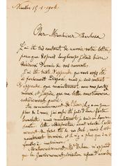 [Carta de Alfredus Cogniaux a João Barbosa Rodrigues, escrita de Nivelles em 19 de janeiro de 1904]