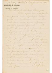 [Carta de Orville A. Derby a João Barbosa Rodrigues, escrita de São Paulo em 18 de janeiro de 1904]